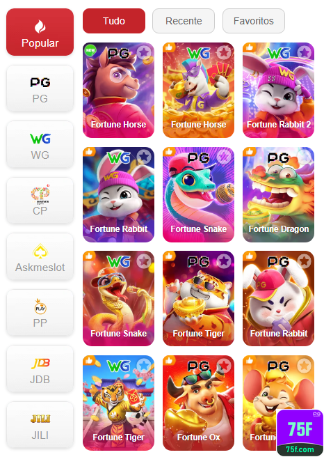 Experiência de Jogos 75f.com